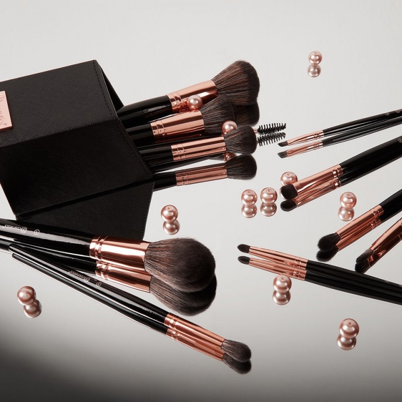 BH Cosmetics Signature Rose Gold 13 Piece Brush Se...