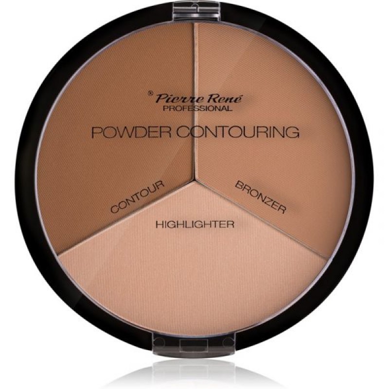Pierre René Powder Contouring Paleta Contorno de Rosto 23g