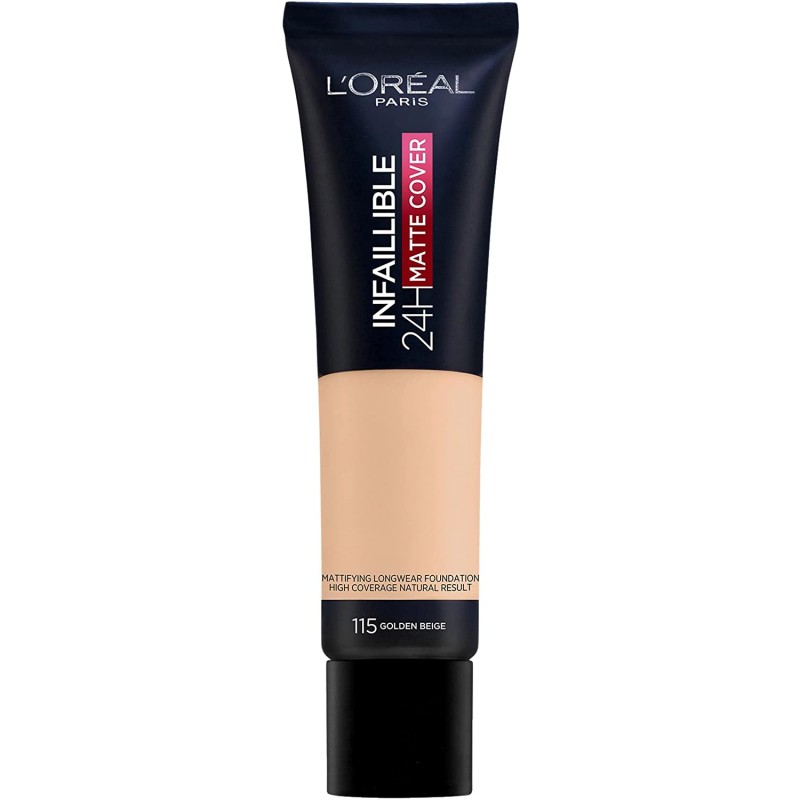 L'Oreal Paris Infallible 24H Matte Cover Foundation - 115 Golden Beige