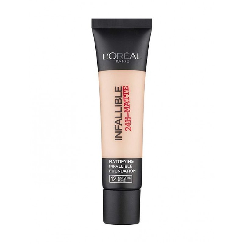 L'Oreal Paris Infallible 24H Matte Foundation 12 Natural Rose
