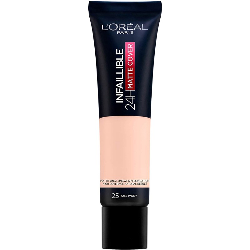 lL'Oreal Paris Infallible 24hr Matte Cover Foundation - 25 Rose Ivory
