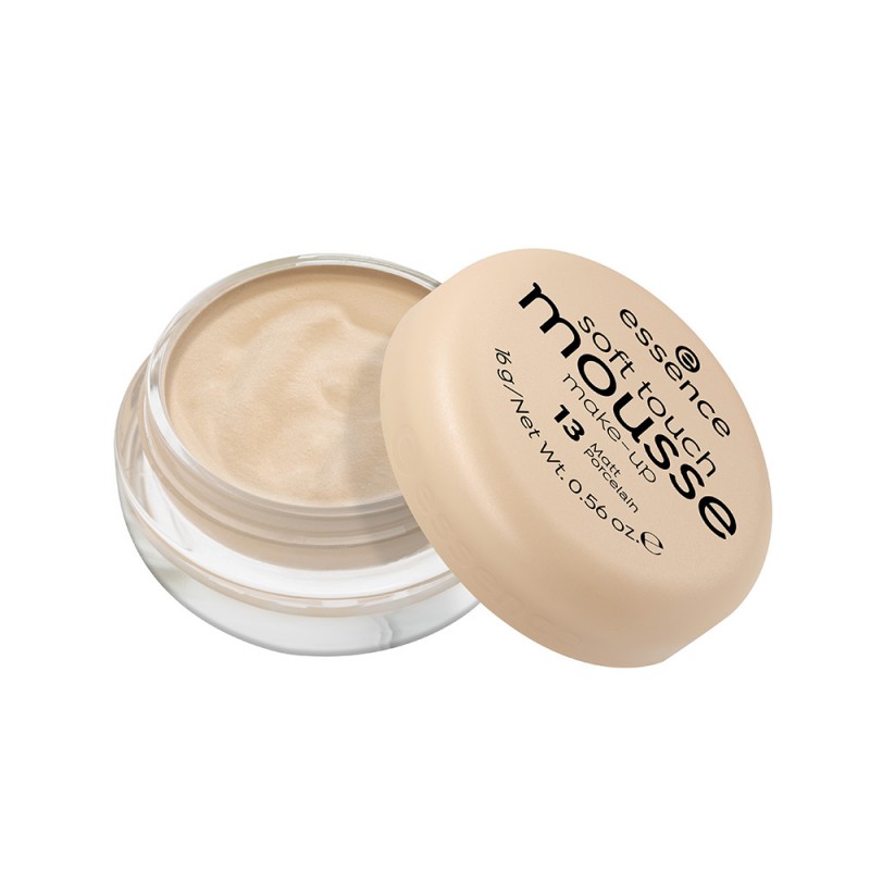 essence soft touch mousse make-up 13 matt porcelain 16g