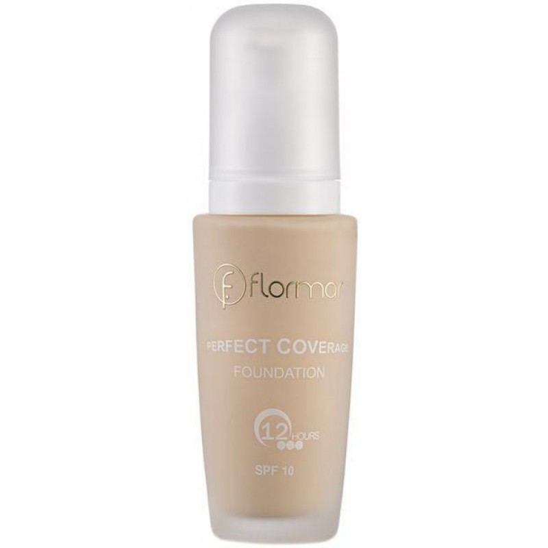 FLORMAR PERFECT COVERAGE FOUNDATION – 105 PORCELAIN IVORY