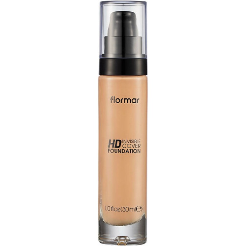 Flormar Invisible Cover HD Foundation - 70, Creamy Beige