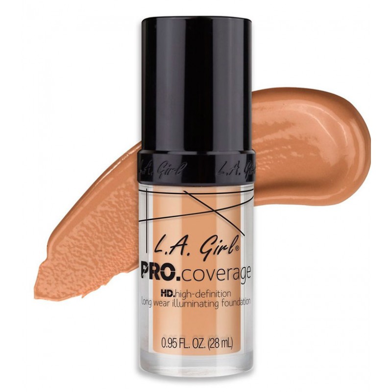 L.A. Girl - Pro Coverage Illuminating Liquid Makeup -  Natural Glm644/ 28 ml