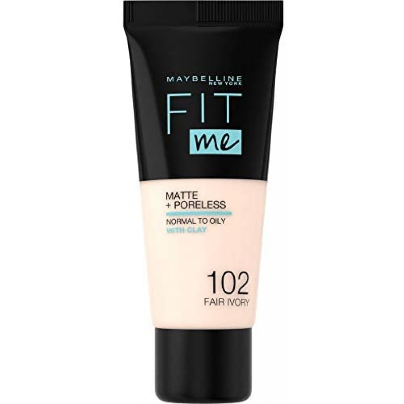 Maybelline Fit Me Matte & Poreless 102 Fair Ivory