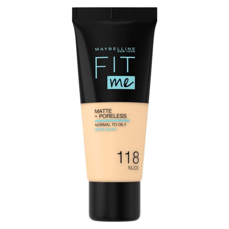 Maybelline New York Fit Me Matte and Poreless NUDE 118