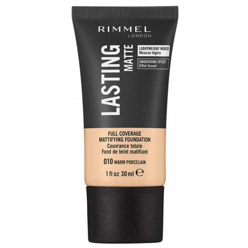 RIMMEL LONDON Lasting Finish Matte Foundation- Warm Porcelain 10