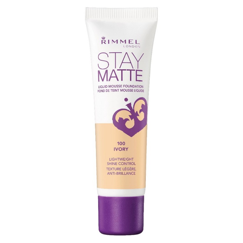 RIMMEL LONDON Stay Matte Liquid Mousse Foundation 100- Ivory