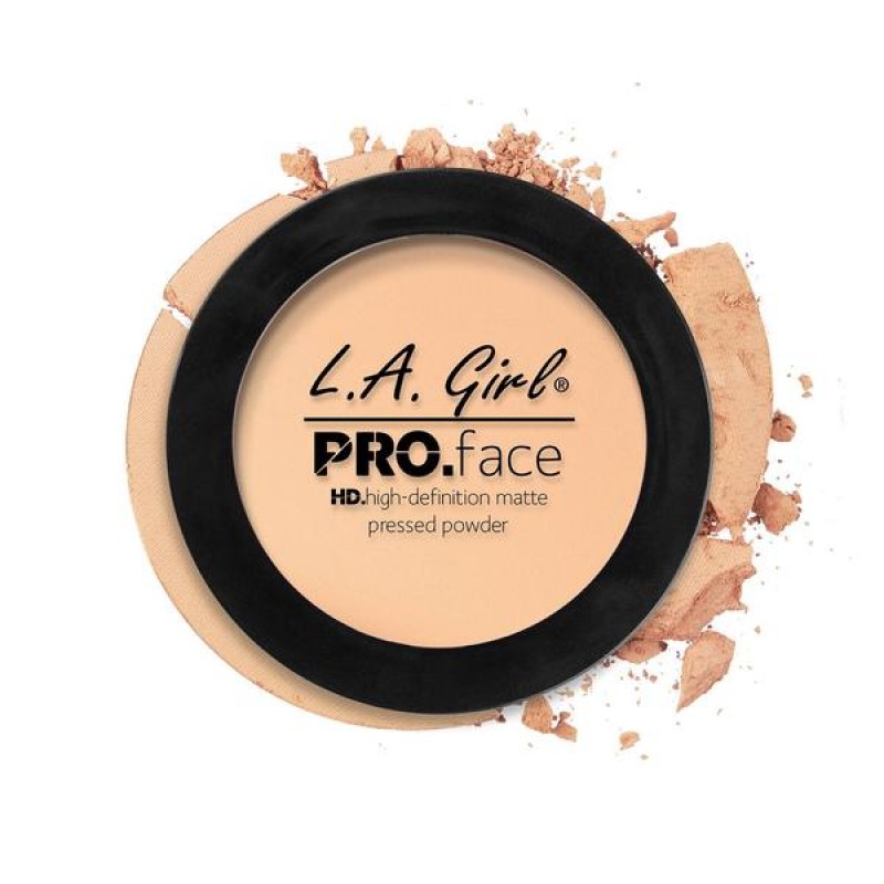 L.A. Girl PRO.Face HD High-Definition Matte Pressed Powder, Classic Ivory GPP602/  7 G