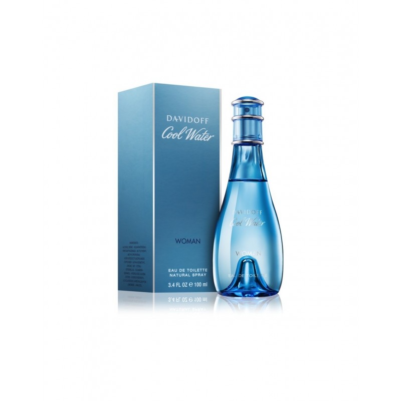 Davidoff Cool Water for Women Eau de Toilette Spray 3.3 oz 100ml