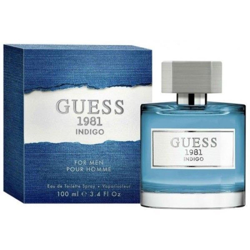 GUESS 1981 INDIGO  EAU DE TOILETTE SPRAY FOR MEN 100 ml