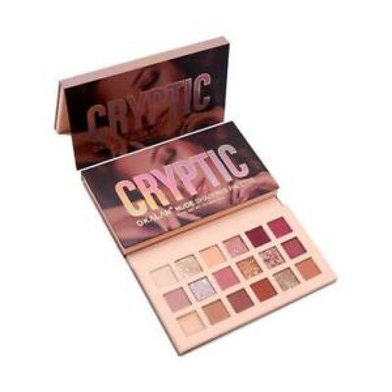 OKALAN Cryptic Nude Eye Shadow Paleta 18 sombras 18 G