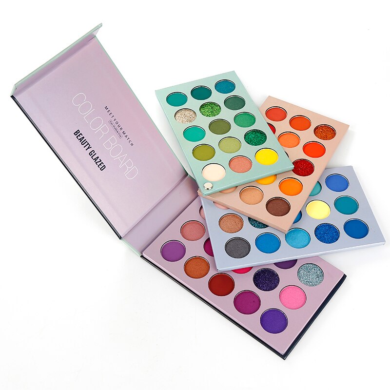 Beauty Glazed Eyeshadow Color Board Makeup Palette NEW