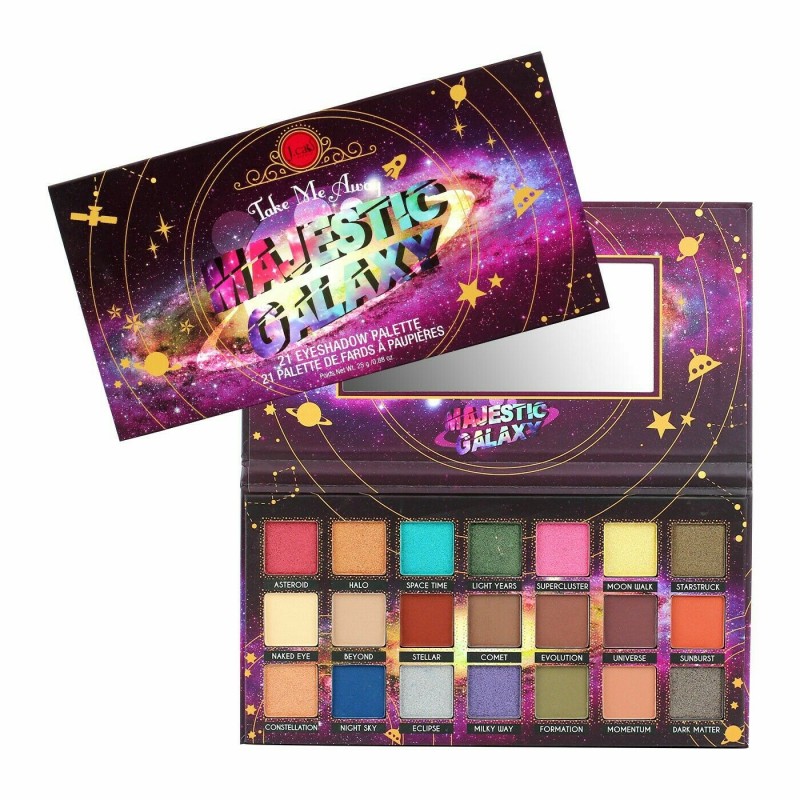 J.Cat TAKE ME AWAY 21 eyeshadow palette MAJESTIC GALAXY 25 g