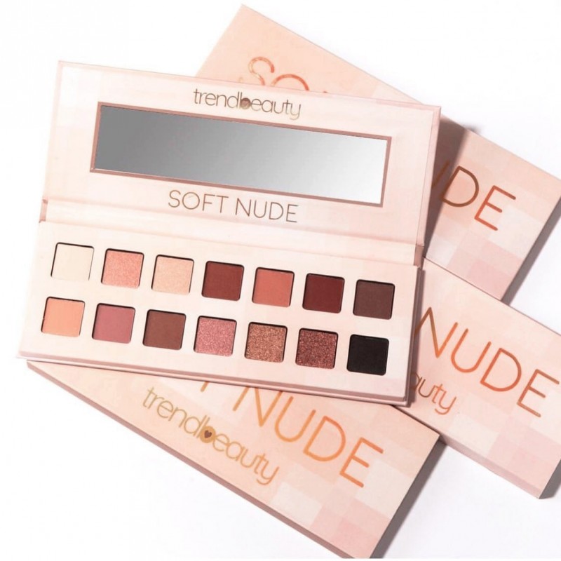 TrendBeauty Soft Nude Eyeshadow Palette 14 Shades 16.8 g