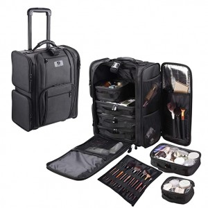 Beauty Tools Pouch Carrier BT102 Trolley Makeup Bag - Black